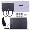 Drawing Tablet, Graphics Tablet Graphics Drawing Pad (10x6 inch) for Art Painting, Animation Design, Editing Images Or Handwriting Input (Package 4) view 2