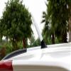 50 Cal White Bullet Antenna Replacement Ford F150 F250 F350 Dodge Ram 1500 2500 Jeep Wrangler Toyota Tundra view 2