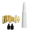 50 Cal White Bullet Antenna Replacement Ford F150 F250 F350 Dodge Ram 1500 2500 Jeep Wrangler Toyota Tundra view 4