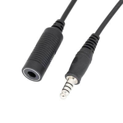 YiNiTone U174 Tactical to Civilian Version Wiring Adapter u94 Push to Talk Conversion Cable for 7.0mm Plug Force NATO Headset