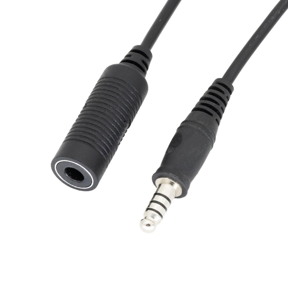 YiNiTone U174 Tactical to Civilian Version Wiring Adapter u94 Push to Talk Conversion Cable for 7.0mm Plug Force NATO Headset