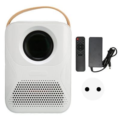 Mini Projector, 5G Wi Fi Bluetooth Portable Outdoor Home Theater Movie Projector, 1080P 4K Full HD Portable Projector Optical Engine HiFi Loudspeaker for TV Phone Laptop (US Plug)