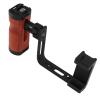 Phone Camera Rig Hand Grip, Wooden Handle with Adjustable L Plate, Cold Shoe Mounts, for, for iOS Smartphones view 3