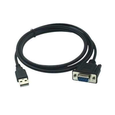 ACGTUY USB Male to DB9 RS232 COM Female Cable Adapter Converter Supports Win 7 8 10 Pro System