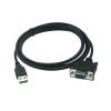 ACGTUY USB Male to DB9 RS232 COM Female Cable Adapter Converter Supports Win 7 8 10 Pro System view 1
