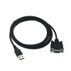 ACGTUY USB Male to DB9 RS232 COM Female Cable Adapter Converter Supports Win 7 8 10 Pro System view 2