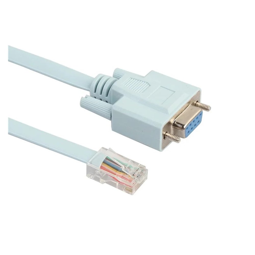 ACGTUY USB Console Cable RJ45 Cat5 Ethernet to Rs232 DB9 COM Port Serial Female Rollover Routers Network Adapter Cable Blue