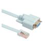 ACGTUY USB Console Cable RJ45 Cat5 Ethernet to Rs232 DB9 COM Port Serial Female Rollover Routers Network Adapter Cable Blue view 1