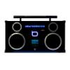 Bumpboxx Freestyle Pro Retro Boombox Bluetooth Speaker, Up to 16-hour Play Time, Deep Bass, Large Bluetooth Boombox Speaker with 3.5" LCD Display, 2 Wireless Rechargeable Microphones, Black view 1