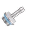 Soft Tube Fitting Connector Adapter, Water Cooling PC Parts 6 PCS PC Water Cooling Two Touch Fitting G1/4 Thread Barb Connector 1Pc G1/4 Thread Water Cooling Tube with (11mm) view 2