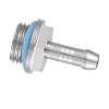 Soft Tube Fitting Connector Adapter, Water Cooling PC Parts 6 PCS PC Water Cooling Two Touch Fitting G1/4 Thread Barb Connector 1Pc G1/4 Thread Water Cooling Tube with (11mm) view 3