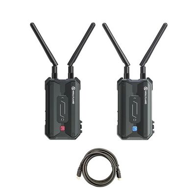 Hollyland Pyro H 4K HDMI Wireless Video Transmission System with Mustang AV HS-101 HDMI Cable