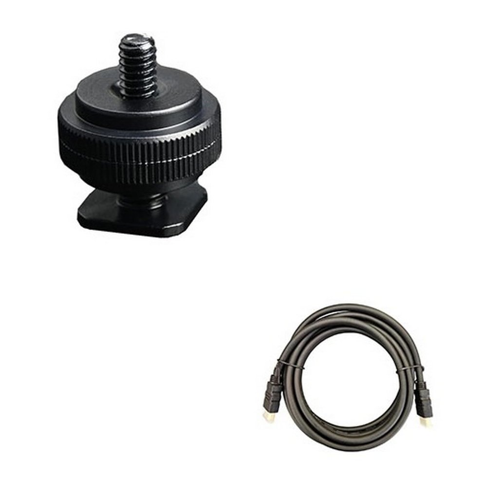 Hollyland Mars 1/4 Cold Shoe Mount with Mustang AV HS-101 HDMI Cable