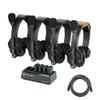 Hollyland Solidcom SE Full-Duplex Communication System with Mustang AV HS-101 HDMI Cable, 3 Remotes view 1