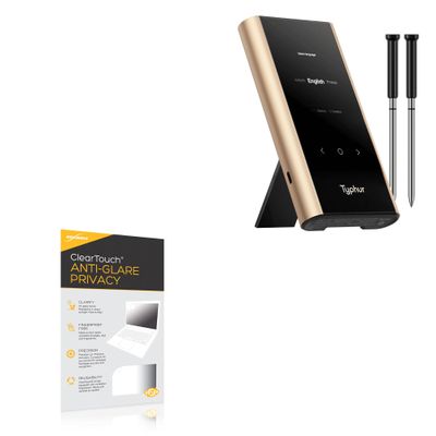 BoxWave Screen Protector Compatible with Typhur Sync Dual - ClearTouch Anti-Glare Privacy (2-Pack), Privacy Screen Protector Flexible Film Anti-Glare