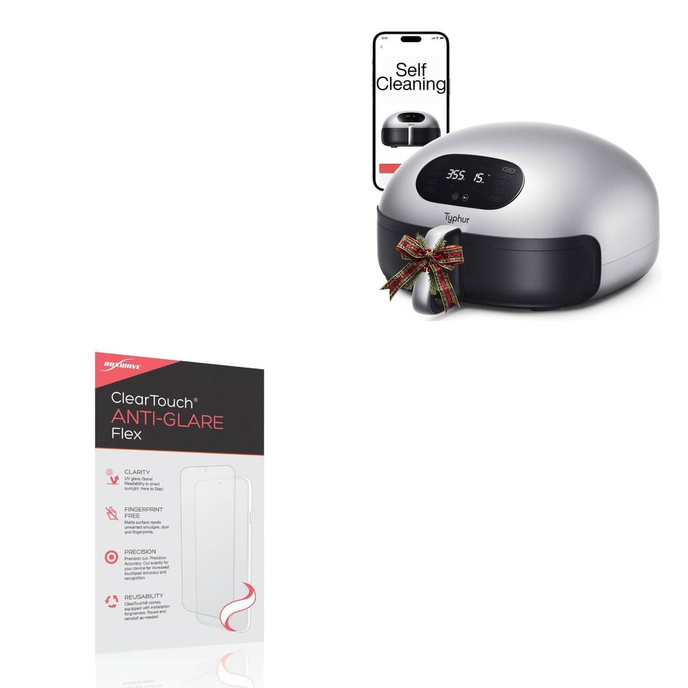 BoxWave Screen Protector Compatible with Typhur Dome - ClearTouch Anti-Glare Flex (2-Pack), Anti-Fingerprint Matte Film Skin Curve Coverage