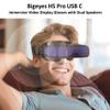 VISIONhmd Immersive Video Glasses with Dual Speakers. USB-C Input, Easy Connect to i-Phone 15/16/17,Plug and Play, no Need APP, Lightweight Headset,Monitor,Head-Mounted Display (Bigeyes H5 Pro USB-C) view 3