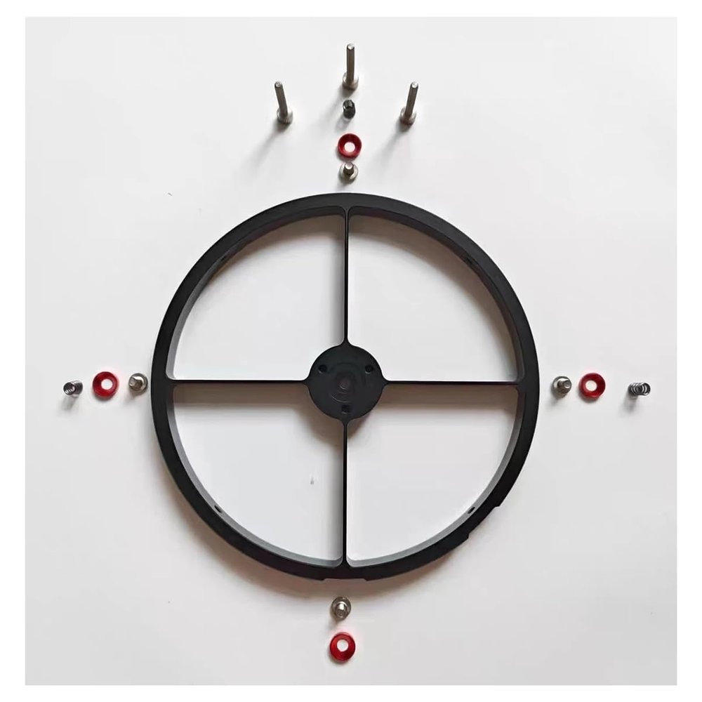 150mm 200mm 150/750 200/1000 One Piece Secondary Mirror Spider Stand Alloy with Screws(200mm)