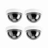 SASKATE 4pcs Dome Simulation Camera CCTV Dummy Fake Security Camera with Flashing Led Light (White) view 3