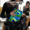 ACWDMKH Case for 7" Kindle Paperwhite 12th Generation 2024 & Kindle Colorsoft Signature Edition 2024,360 Degree Rotating Swivel Leather Stand Folio Cover with Auto Wake/Sleep,Peacock Feathers view 4