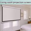 60 Inch Manual Pull Down Projection Screen with Auto Locking Wall & Ceiling Mounted, for Home Theater, Cinema, Outdoor, Indoor(60in(120x71cm)) view 3
