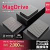 HACRAY MagDrive 2TB Compatible with Magsafe Portable External SSD, USB-C [iPhone ProRes Videos, Capture & Store Videos, Up to 20 Gbps, Ultra Fast Data Transfer, Aluminum Housing, Magnetic SSD, USB 3.2 view 2
