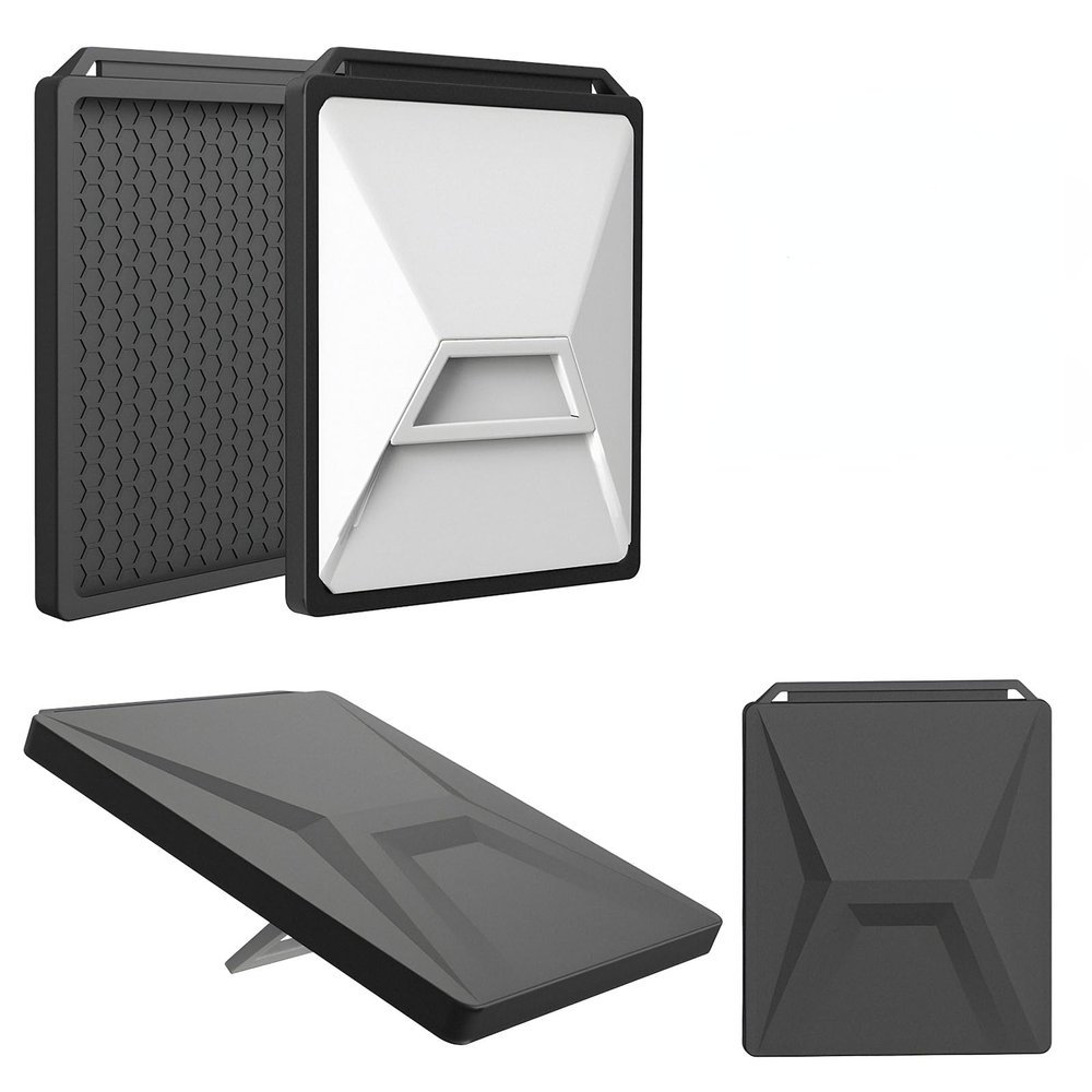 Lormandy Starlink Mini Case, Starlink Dish Protective Cover, Silicone Heavy Duty Weatherproof, Protective Case for Starlink Mini Accessories - Outdoor Travel Camping, Black