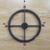 150mm 200mm 150/750 200/1000 One Piece Secondary Mirror Spider Stand Alloy with Screws(150750) view 4