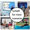 72 Inch 16:9 HD Portable Manual Pull Down,Wall Ceiling Mounted Projector Screen, for Home Theater Cinema Office Movie TV Game(60in(120x71cm)) view 3