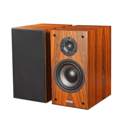 PAIYON 70W Passive Bookshelf Speakers HiFi Stereo Home Audio with 2 Way 6.5inch Woofer 1 inch Silk Dome Tweeter (Amplifier or Receiver Required) (HIFI-4S)