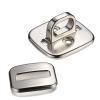 HYROOY Anti-Theft Security Base Plate Zinc-Alloy Electroplated Bright Computer Lock Fixed Base Desk Mount Accessory Metal view 3