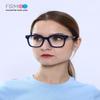 Firmoo Oversized Blue Light Blocking Glasses Unisex Acetate Frame Anti Eyestrain UV Protection Computer Gaming Glasses Black view 2
