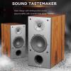 DIFIIFOL PAIYON Passive Bookshelf Speakers HiFi Stereo Home Audio with 2 Way 6.5inch Woofer 1 inch Silk Dome Tweeter (Amplifier or Receiver Required) (P4) view 2