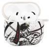 LEWOTE Compatible with Apple Airpods 4 Case Protective Funny Cute Cartoon Slim Cover with Keychain[One Piece Series] (Cool Zoro) view 3