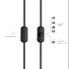 1MORE 2-Pack Piston-Fit Headphones, USB-C in Ear Ear Buds with Mic, Wired Earbuds, Noise Isolation, Control Button, Comfortable Earphones for iPhone 17/16/15/Samsung/Tablet, Pink view 4