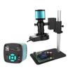 Lab Microscope Accessories 1080P HDMI VGA Industrial Digital Video Microscope Camera + 130X C Mount Lens + 56 LED Ring Light + Stand for PCB Soldering Electronics Repair(A) view 1