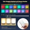 3-in-1 Rechargeable Night Light for Kids, Dimmable Egg Night Light with Remote Control, Portable Nightlight with 17 Colors Changing & Timer Setting, Xmas Christmas, Birthday Gifts for Boys Girls view 3
