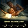 3-in-1 Rechargeable Night Light for Kids, Dimmable Egg Night Light with Remote Control, Portable Nightlight with 17 Colors Changing & Timer Setting, Xmas Christmas, Birthday Gifts for Boys Girls view 4