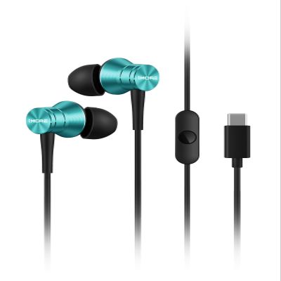 1MORE 2-Pack Piston-Fit Headphones, USB-C in Ear Ear Buds with Mic, Wired Earbuds, Noise Isolation, Control Button, Comfortable Earphones for iPhone 17/16/15/Samsung/Tablet, Blue