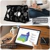 Case for 7" All-New Kindle Paperwhite (12th Generation, 2024) and Kindle Colorsoft Signature Edition Slim Lightweight PU Leather Adjustable Smart Shell Cover with Auto Wake/Sleep, Skull Butterfly Moth view 3