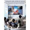 Double Stand Projector Screen, 16:9 4K HD Rear Front Wrinkle-Free Movie Screen, Storage Bag, Portable and Foldable Indoor Outdoor Projection Screen(100in) view 4