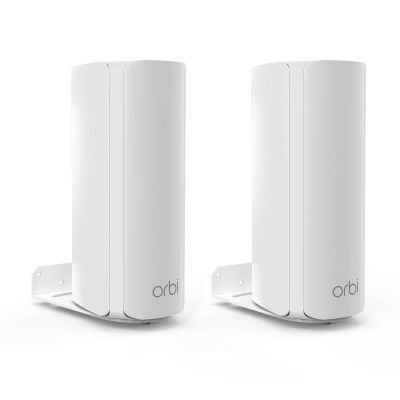 VOMENC Wall Mount Holder Compatible with Orbi WiFi 7 Mesh System (RBE770/RBE772/RBE773/RBE370), for Orbi 770/970 /870 Series WiFi Accessories Mounting with Easy Installation and Space Saving (2pack)