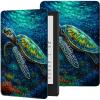 GFRGTFHYT Case for 7" All-New Kindle Paperwhite (12th Generation, 2024) and Kindle Colorsoft Signature Edition Slim Lightweight PU Leather Adjustable Smart Shell Cover with Auto Wake/Sleep, Sea Turtle view 1