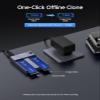ORICO M.2 NVMe Docking Station Dual-Bay SSD Cloner USB A/C to NVMe SSD Enclosure Aluminum M.2 Duplicator for PCIe M-Key SSDs Max Up to 8TB Tool Free-M2P2 view 2