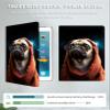 Case for 7" All-New Kindle Paperwhite (12th Generation, 2024) and Kindle Colorsoft Signature Edition Slim Lightweight PU Leather Adjustable Smart Shell Cover with Auto Wake/Sleep, Cute Pug Dog view 4