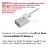VISIONHMD AR Adapter(4K@60Hz) for i-Phone14/13/12/11, HDMI to USB C Adapter, Compatible with V-iture,Rayneo,X-Real Air 2 Pro,Rokid and Portable Monitor. view 2
