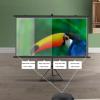 60/72/84 Inch Projector Screen with Tripod Stand, Movies with Adjustable Tripod, Storage Carry Case, Pull Down Projection Backdrop for Outdoor and Indoor(60in,4:3) view 4