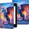 for Kindle Paperwhite 2024 Case, Slim Shockproof Protective Cover with Stand Auto Sleep/Wake Fits Kindle 72024 Paperwhite Case for Kindle 12th Gen & Colorsoft Signature Edition, Dragon view 1