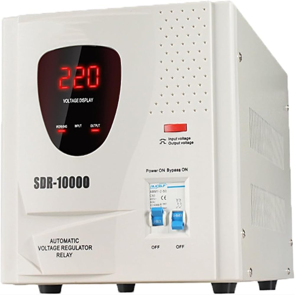 KJZQLMZ Voltage stabilizer,Automatic Voltage stabilizer 220V Voltage stabilizer Protector Single-Phase Household AC Voltage stabilizer Refrigerator Computer
