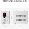 KJZQLMZ Voltage stabilizer,Automatic Voltage stabilizer 220V Voltage stabilizer Protector Single-Phase Household AC Voltage stabilizer Refrigerator Computer view 2